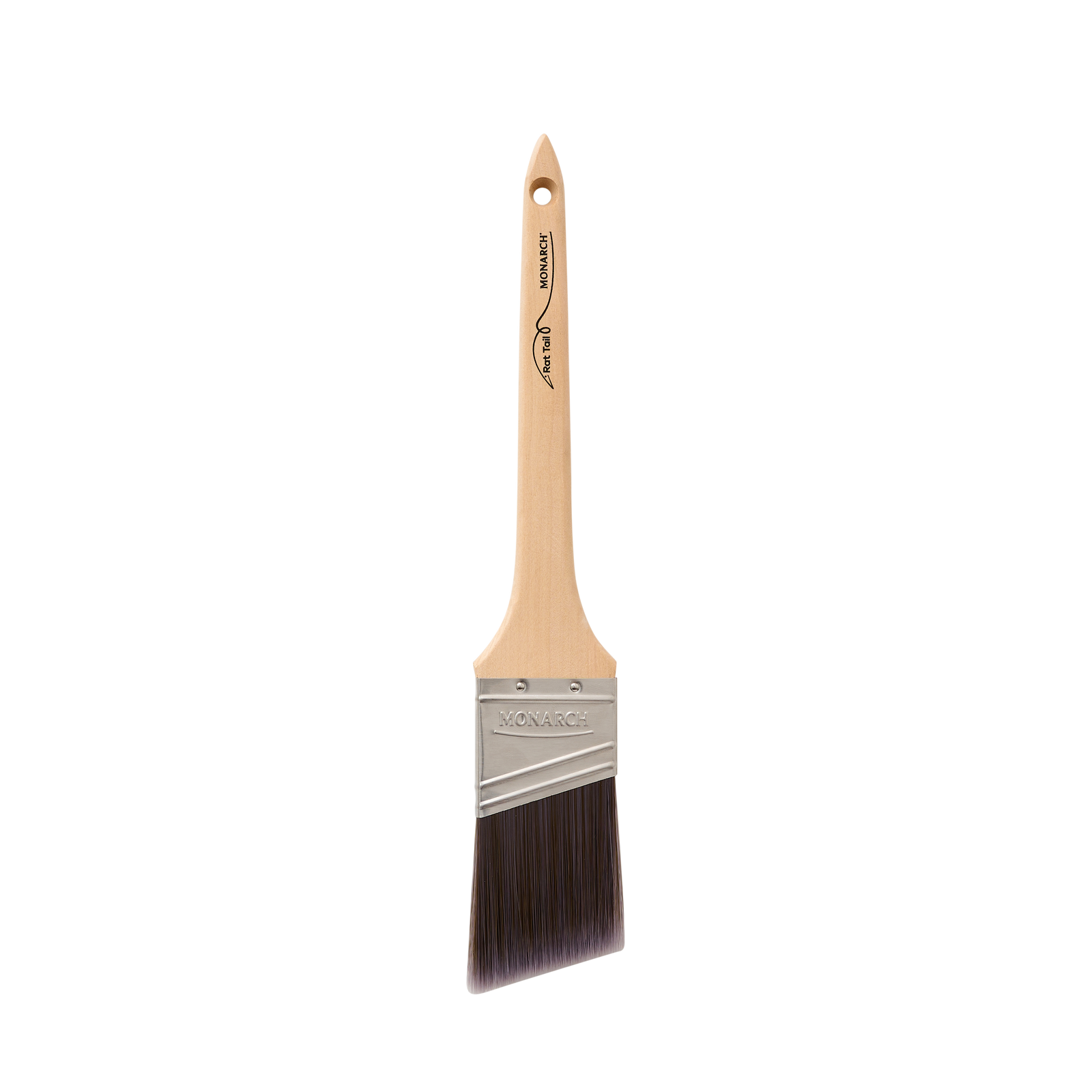 Monarch 50mm Rat Tail Trim Paint Brush, Tapered Synthetic Filament, Stainless Steel Ferrule
