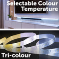 Arlec 5m LED Strip Light 800lm CCT IP44 Indoor Outdoor ALD541CCT
