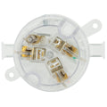 DETA Miniature Plug Base 250V 10A Clear - 5 Pack