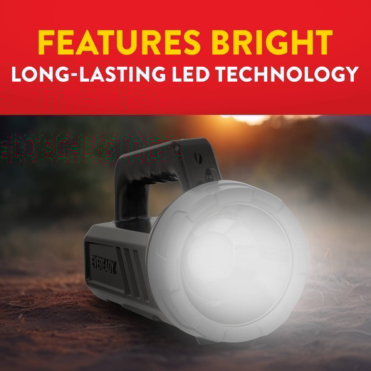 Eveready Hybrid Lantern 110 Lumen - Rechargeable Handheld - Compact Design
