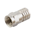 Antsig F59 Crimp Connector RG6 Cable Heavy Gauge - 5mm x 21mm - Reliable Coaxial Connection - SuperSaverAU - view 1