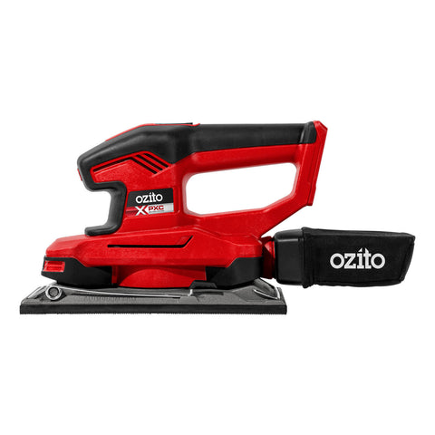 Ozito PXC 18V Cordless 1/2 Sheet Sander PXHSS-018 with Dust Bag (Skin Only)