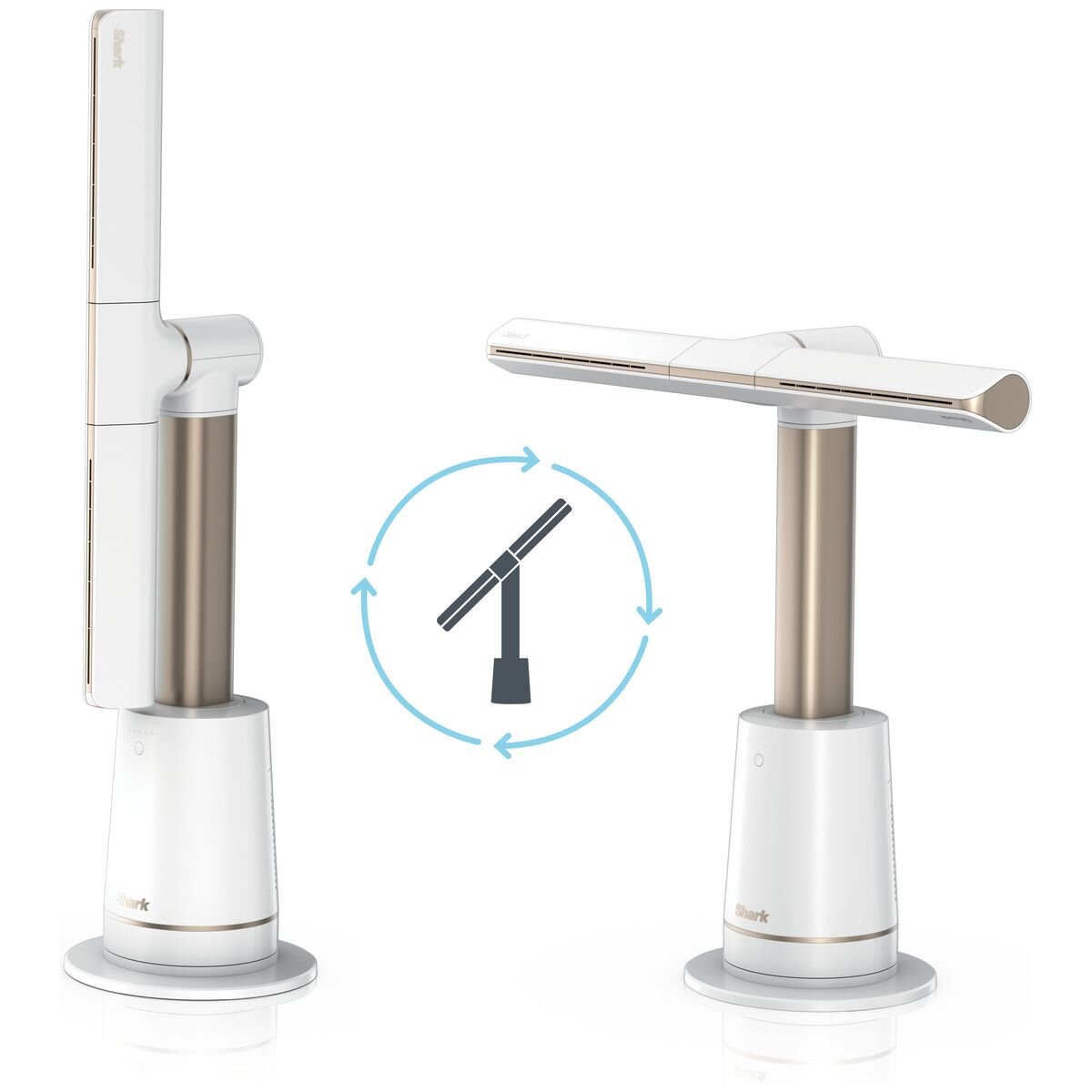 Shark TurboBlade Bladeless Tower Fan - White, 10 Speeds, 180 Degree Oscillation, Remote - TF202SWHANZ