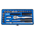 Kincrome Socket Set - 50 Piece - Chrome Vanadium Steel - Ratcheting - SuperSaverAU - view 2