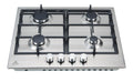 Trinity 60cm 4 Burner Gas Cooktop - Stainless Steel - Flame Failure Device - Cast Iron Trivets - TRG604SS