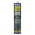 Selleys Liquid Nails Mirror Metal & Glass Adhesive 310g - Dries Clear Silicone Polymer Bond