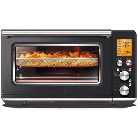 Breville The Smart Oven with Air Fryer 22L - Black Truffle Finish, Element iQ, 10 Presets - BOV860BTR4JAN1