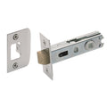 Gainsborough 60mm Tubular Latch, Bright Chrome, D Strike, Indoor/Outdoor