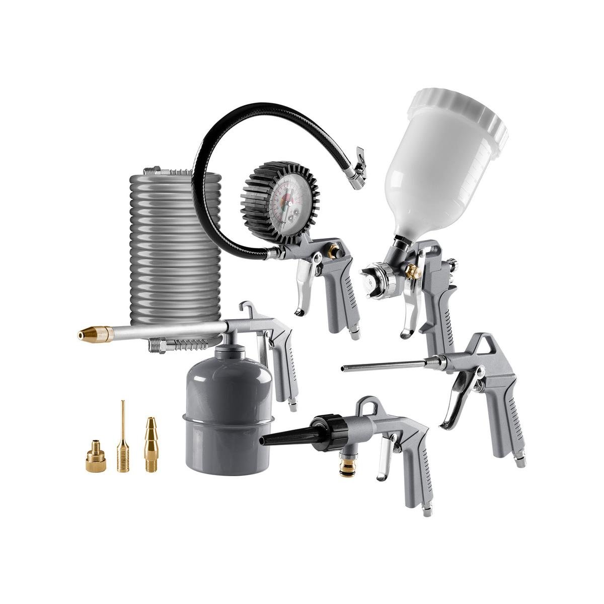 Ozito Air Tool Kit - 9 Piece - Nitto Fittings - DIY Use - SuperSaverAU - view 1