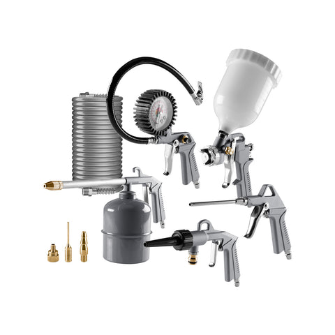 Ozito 9 Piece Air Tool and Accessories Kit