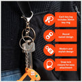 Taskmaster Gold Key Rings with Clip 5 Pack - 30mm Diameter - Gold Finish - SuperSaverAU - view 3