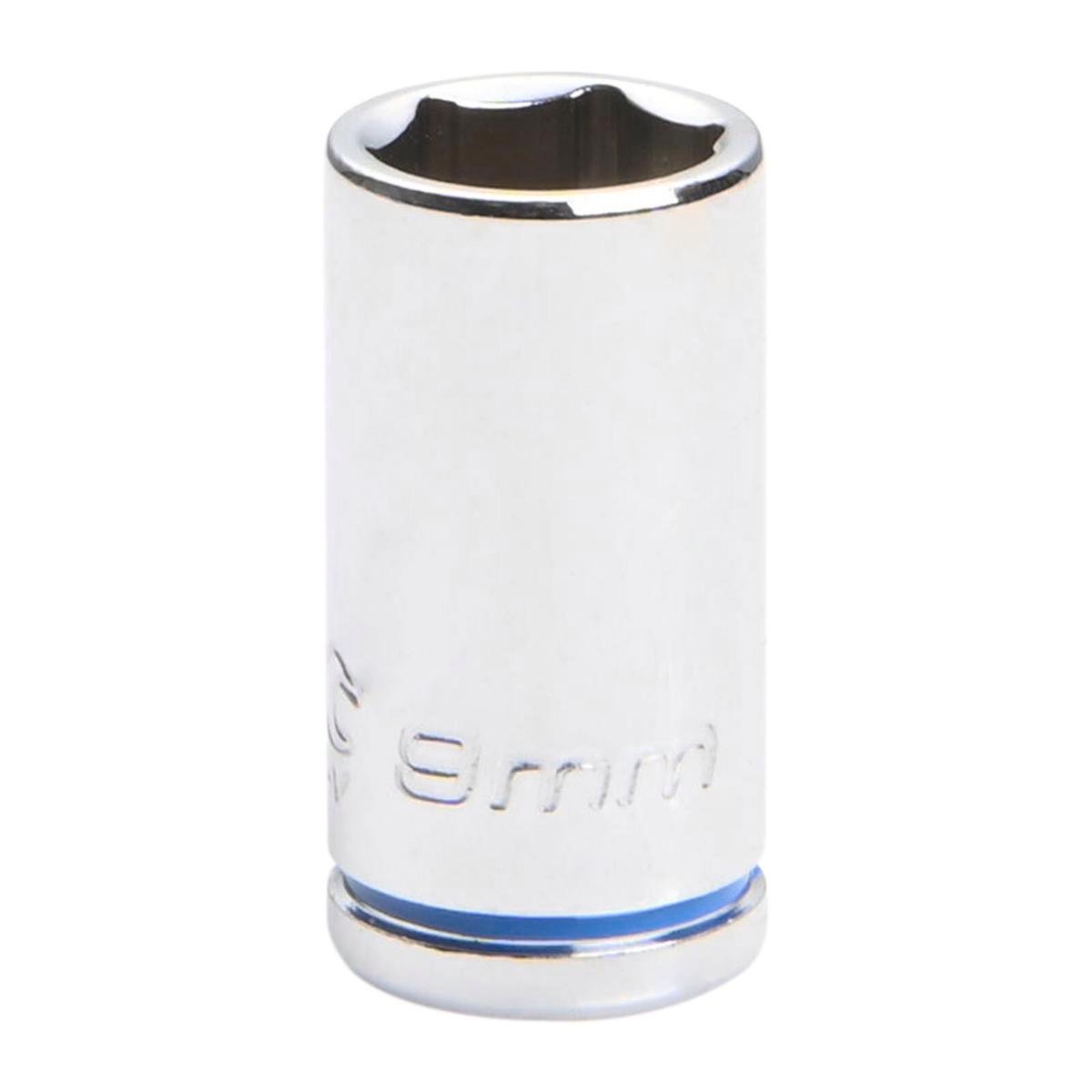 Kincrome 9mm Socket 1/4 Drive Chrome Vanadium Steel Rust Resistant - SuperSaverAU - view 1