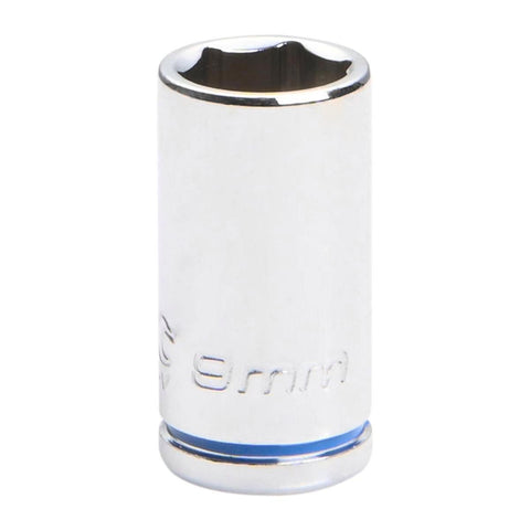 Kincrome 9mm Socket 1/4 Drive Chrome Vanadium Steel Rust Resistant - SuperSaverAU - view 1