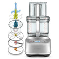 Breville the Kitchen Wizz 16 food processor - 900W, 140mm feed chute, brushed stainless steel - BFP810BSS