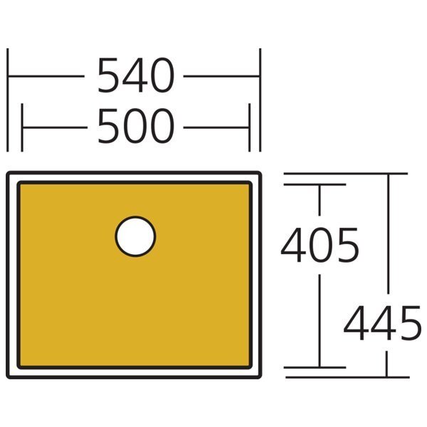 Oliveri Spectra single bowl sink - 540mm bronze and copper finish - Softtone soundproofing - SB50CU