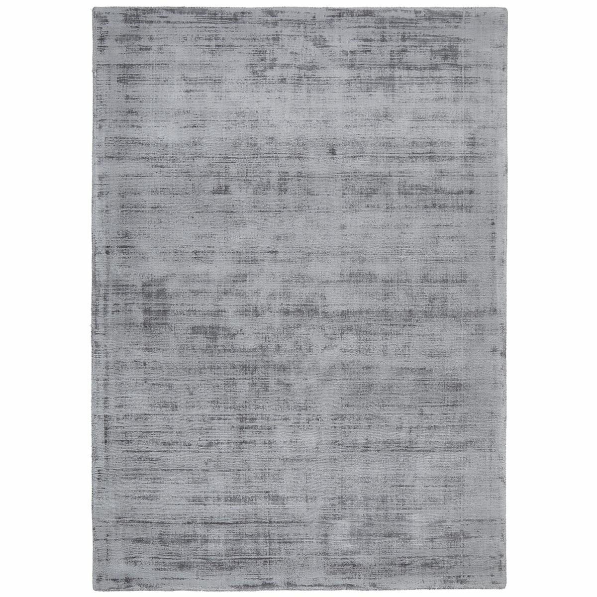 Rug Culture Bliss Hand Loomed Extra Large Rug 400x300 - Grey Viscose, Cotton Backing - BLSGREY400X300