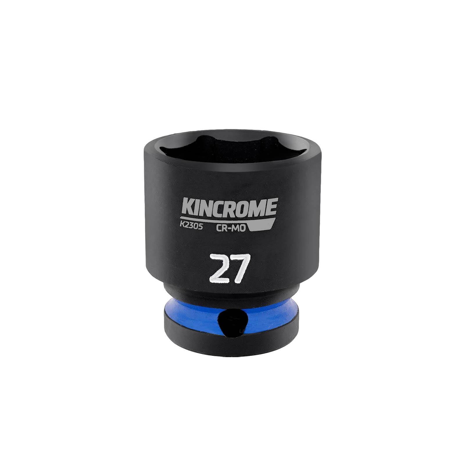 Kincrome 27mm 1/2" Drive Impact Socket Chrome Molybdenum Steel 6-Point