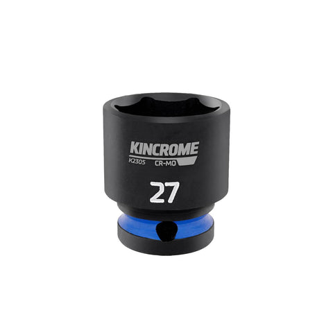 Kincrome 27mm 1/2" Drive Impact Socket Chrome Molybdenum Steel 6-Point