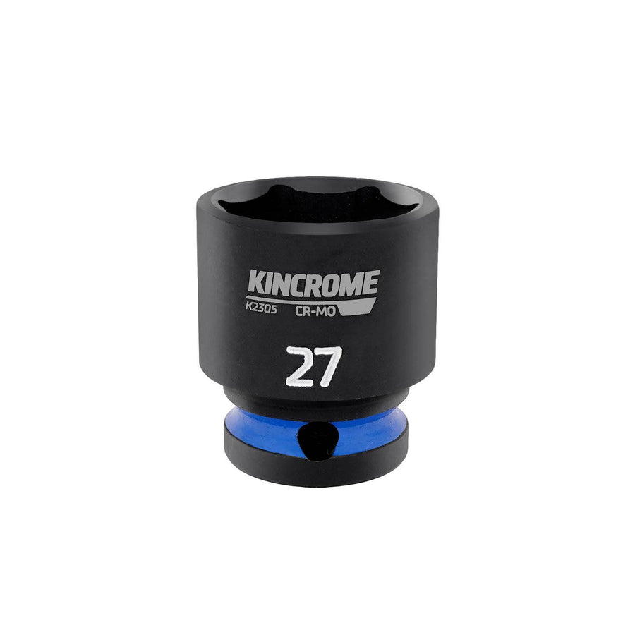 Kincrome 27mm 1/2" Drive Impact Socket Chrome Molybdenum Steel 6-Point