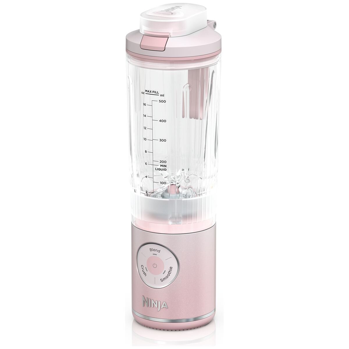 Ninja Blast Max Portable Blender 650ml - Pink - Cordless Auto IQ Programs - BC251PK