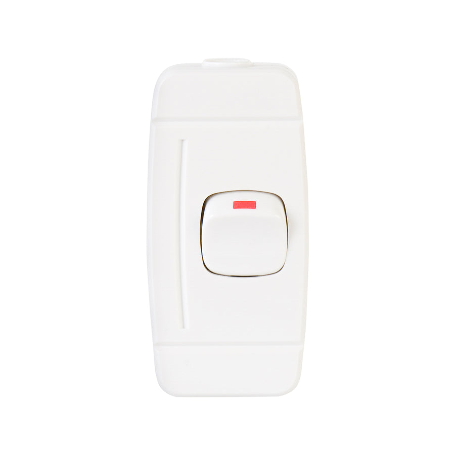 DETA Cordline Switch 240V 10A White Polycarbonate 6324B