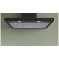 Bosch Series 4 90cm canopy rangehood - Matt black - 594m³/h, 3 power levels, push buttons - DWB95CC60A
