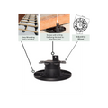 Builders Edge Pedestal Feet - 35-60mm - Plastic - Height Adjustable - SuperSaverAU - view 2