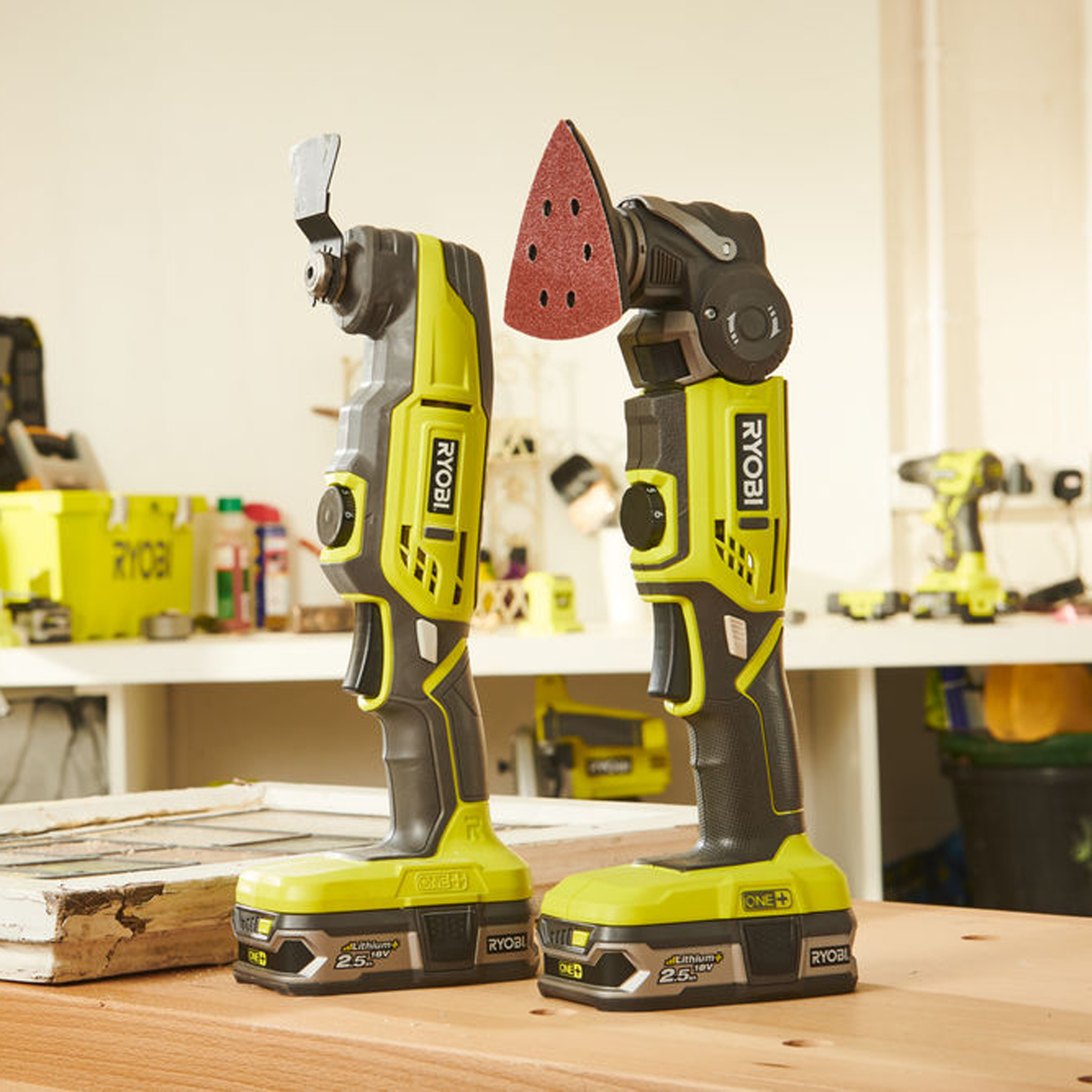 Ryobi 18V ONE+ Multi Tool R18MT-0 Cordless Skin Only, Oscillating