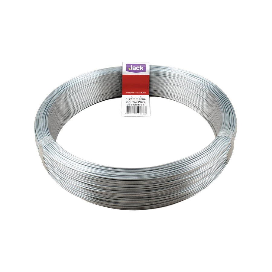 Jack Tie Wire - 1.25mm x 285m - Galvanised - Soft and Easy to Use - SuperSaverAU - view 1