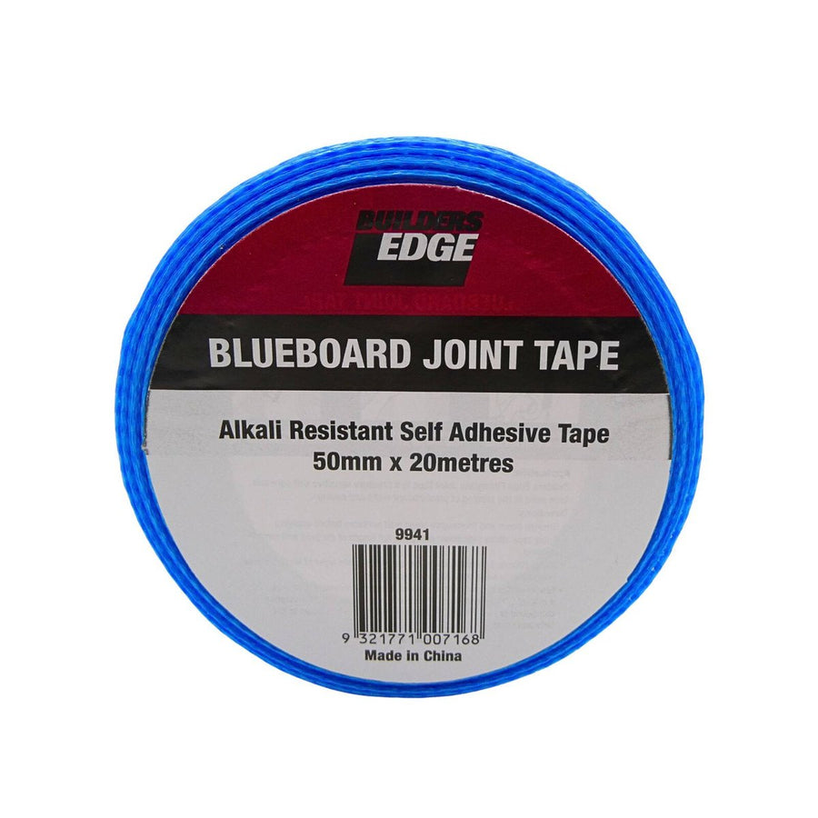Builders Edge Self Adhesive Tape - 50mm x 20m - Fiberglass - Alkali Resistant - SuperSaverAU - view 1