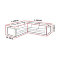 Mojo Ultimate Corner Lounge Outdoor Furniture Cover - 2600mm x 820mm x 830mm - UV & Water Resistant - SuperSaverAU - view 3