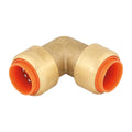 SmarteX-COPPER 20mm Push-Fit Elbow - Lead Free Brass