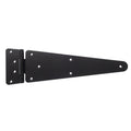 Zenith 347mm Matte Black Steel Tee Gate Hinge - 2 Pack