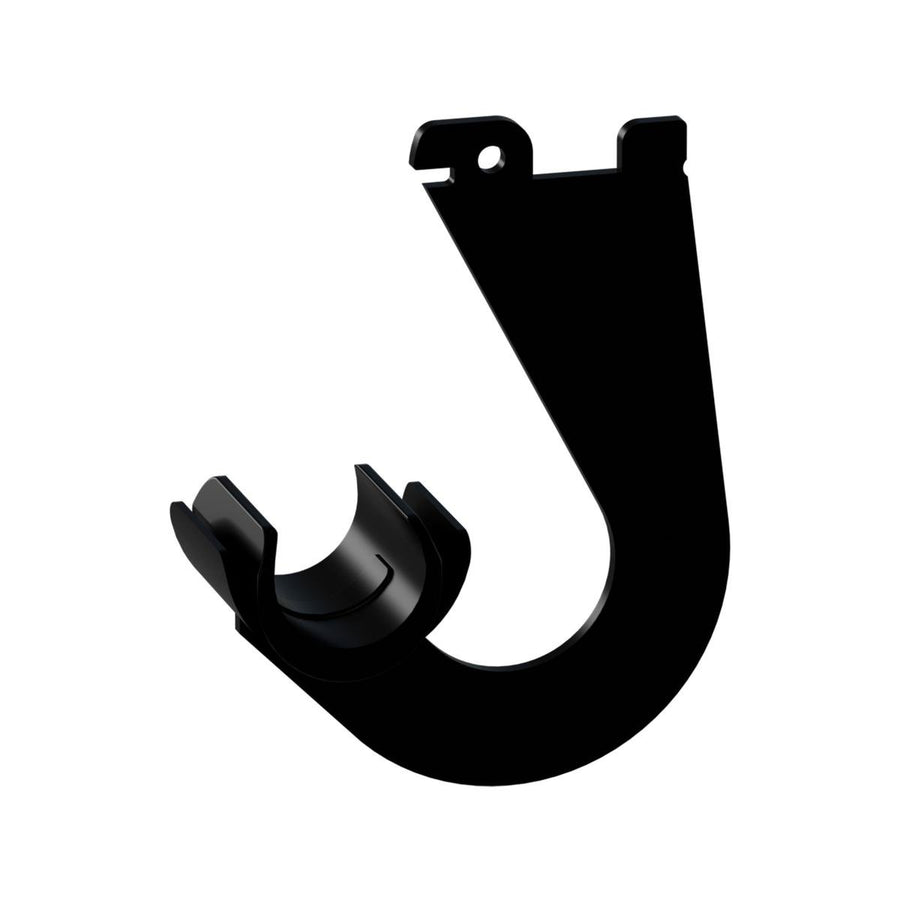 Flexi Storage Black Hanging Rod Bracket 2 Pack - 80mm x 100mm - Easy Install - SuperSaverAU - view 1