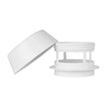 Rain Harvesting Weatherproof Vent Cowl 100mm - White - 1 Pack - SuperSaverAU - view 3