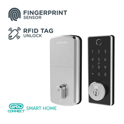 Orion Smart Wi-Fi Deadbolt Lock - 54mm - Zinc Alloy - Keyless Entry
