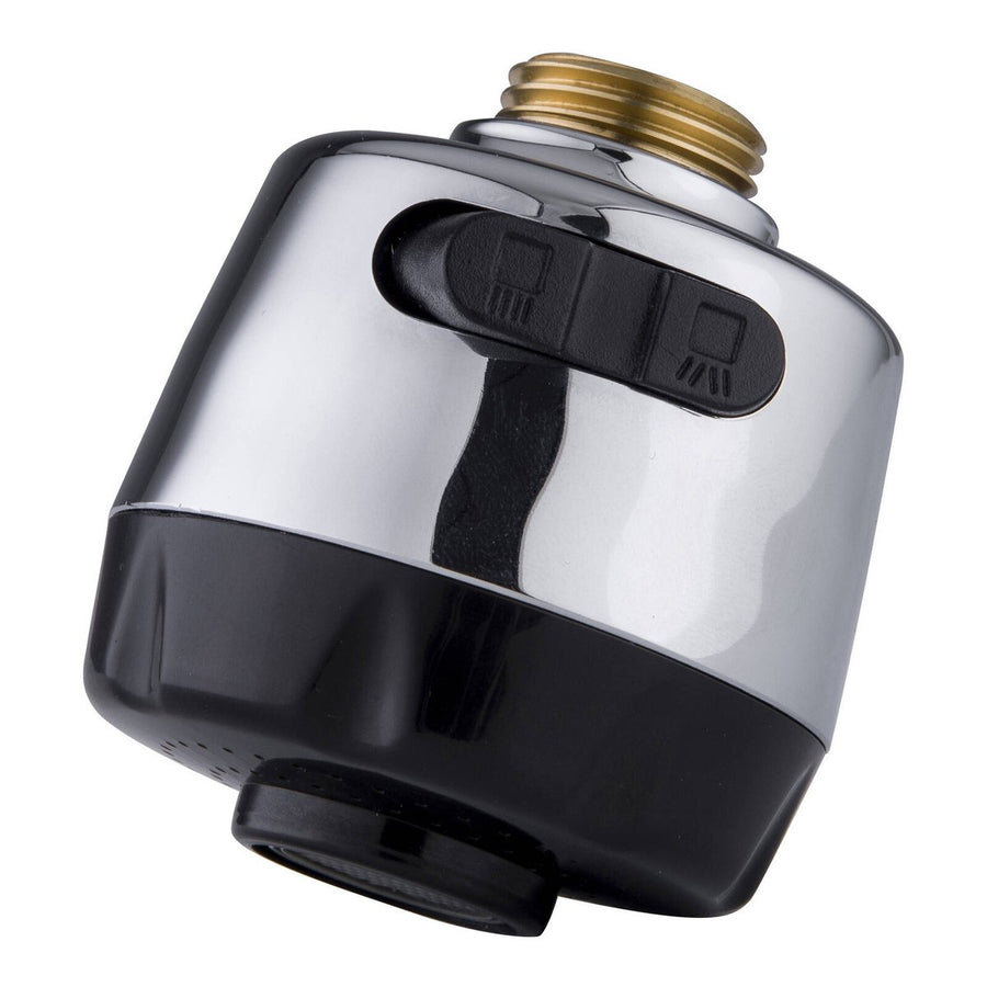 Kinetic Wels Round Dual Pull Down Spray Head 56mm Chrome - 7.5L Min - SuperSaverAU - view 1