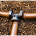 Toro 13mm Locking Clamp - Black Poly Tube Clamp for Drip Irrigation