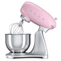 Smeg 50s Retro Style Stand Mixer 4.8L - 800W, Pink, 10 Speeds, Planetary Action - SMF01PKAU