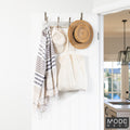 Mode 4 Hook Over Door Hanger - 450mm - Brushed Nickel & White Wash - Functional Design - SuperSaverAU - view 2