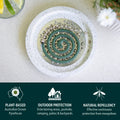 Bite Shield Mosquito Coil Refills 20 Pack - Natural Pyrethrum - 130mm x 155mm - SuperSaverAU - view 2