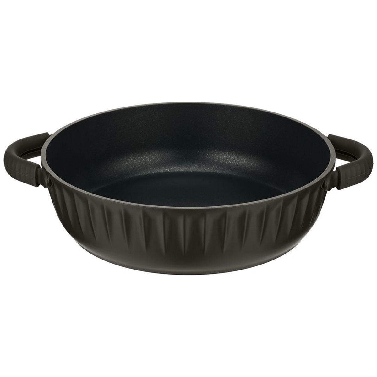 Resto Ascella 28cm Shallow Pot with Lid - 4.2L Capacity, Pfluon Non-Stick, Induction Compatible - RE94006