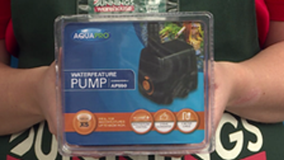 Aquapro AP550 Water Feature Pump 10W Submersible Indoor, Adjustable Flow, 12mm Tubing