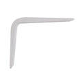 Carinya 125 x 150mm White Powder Coated Steel Angle Bracket, 35kg, Wall Mount