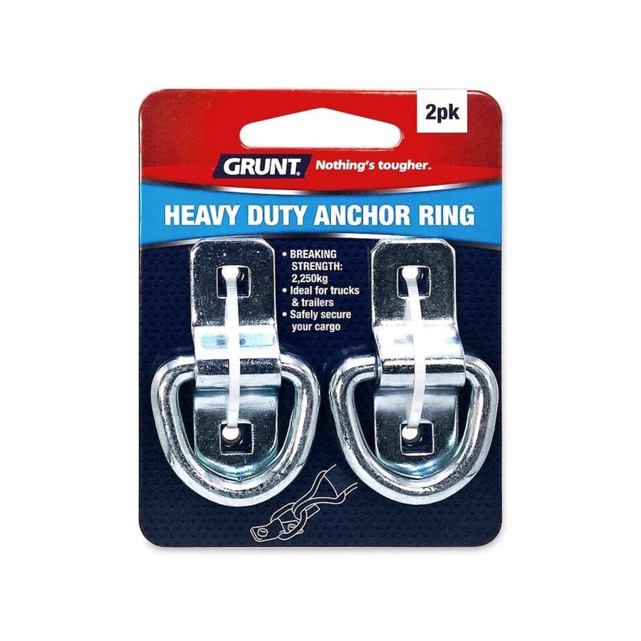 Grunt Heavy Duty Anchor Point - 2 Pack - Galvanised Steel - 1125kg Capacity - SuperSaverAU - view 1