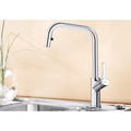 Blanco High Arch Pull Out Spray Mixer Tap - Chrome - 190° Swivel - 5 Star WELS - JURENAS