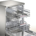Bosch Series 4 60cm Freestanding Dishwasher - 14 Place Settings, Stainless Steel, Home Connect - SMS4HTI01A