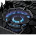Westinghouse 60cm 3 Burner Gas Cooktop - Black Ceramic Glass - 19MJ/h Wok Burner - WHG639BD