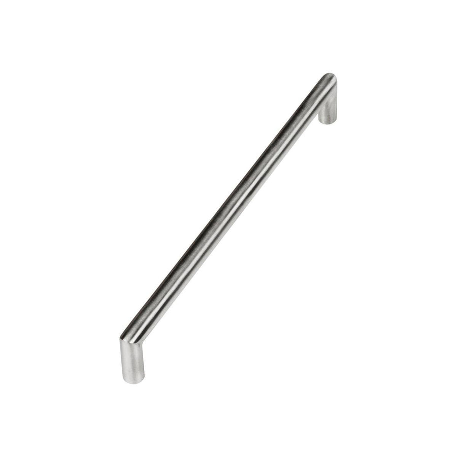 Kaboodle Round Bar Handle 192mm Brushed Stainless Steel Durable Easy Install - SuperSaverAU - view 1