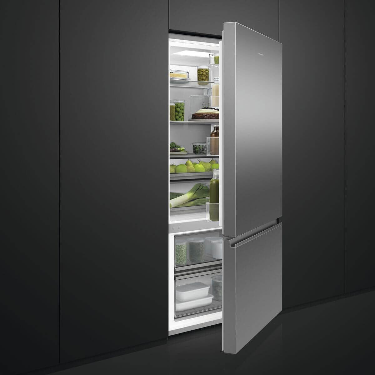 Fisher & Paykel Series 5 515L Fridge Freezer - Stainless Steel, 8 Star Energy, Reversible Door - RF505BRNQX1
